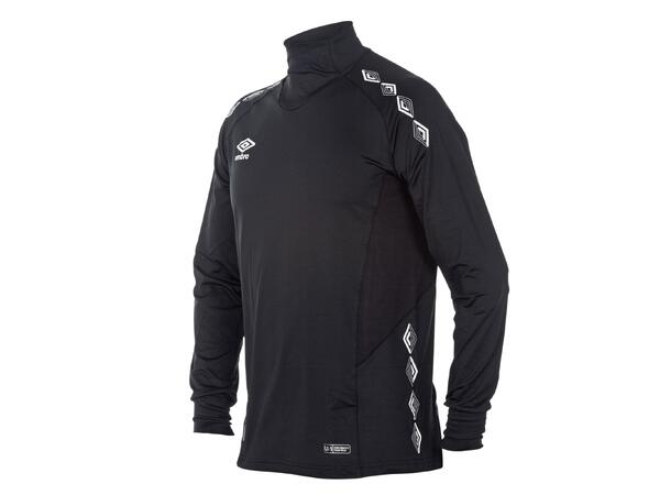 UMBRO UX-1 Light Tr Top jr Sort/Hvit 116 Lett og behagelig treningstopp 